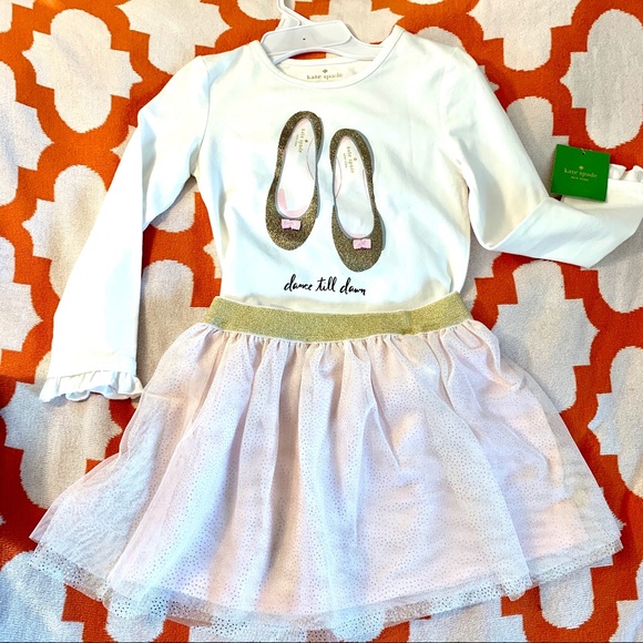 Other - NEW❗️KATE SPADE 2 piece long sleeve ballerina tutu
